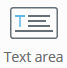 Text area element icon